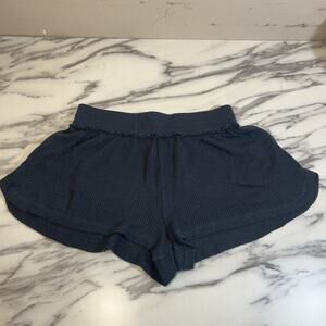 Urban Outfitters Out From Under Shorts Womens S Black Pajama Waffle‎ Lounge Cozy